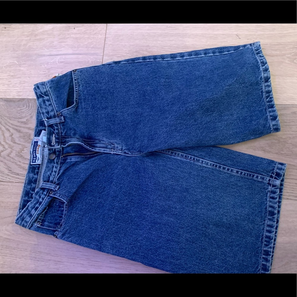 Denim long shorts!